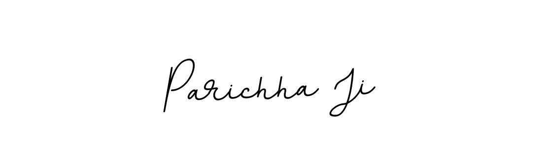 Make a beautiful signature design for name Parichha Ji. With this signature (BallpointsItalic-DORy9) style, you can create a handwritten signature for free. Parichha Ji signature style 11 images and pictures png