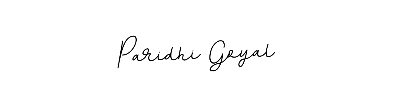 How to make Paridhi Goyal name signature. Use BallpointsItalic-DORy9 style for creating short signs online. This is the latest handwritten sign. Paridhi Goyal signature style 11 images and pictures png