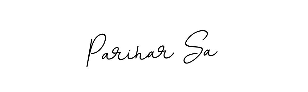 Design your own signature with our free online signature maker. With this signature software, you can create a handwritten (BallpointsItalic-DORy9) signature for name Parihar Sa. Parihar Sa signature style 11 images and pictures png