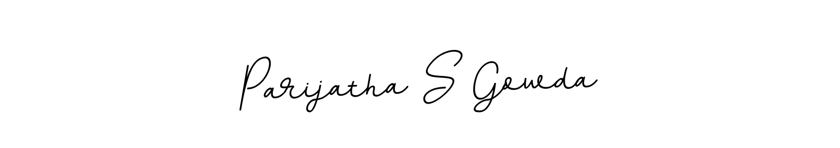 How to make Parijatha S Gowda signature? BallpointsItalic-DORy9 is a professional autograph style. Create handwritten signature for Parijatha S Gowda name. Parijatha S Gowda signature style 11 images and pictures png