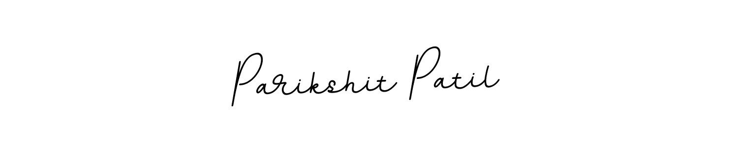 How to make Parikshit Patil name signature. Use BallpointsItalic-DORy9 style for creating short signs online. This is the latest handwritten sign. Parikshit Patil signature style 11 images and pictures png