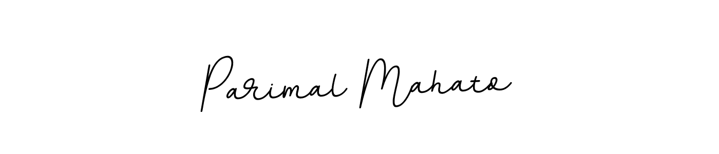 This is the best signature style for the Parimal Mahato name. Also you like these signature font (BallpointsItalic-DORy9). Mix name signature. Parimal Mahato signature style 11 images and pictures png