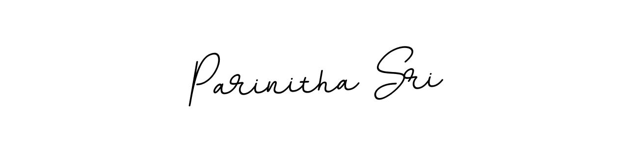 Design your own signature with our free online signature maker. With this signature software, you can create a handwritten (BallpointsItalic-DORy9) signature for name Parinitha Sri. Parinitha Sri signature style 11 images and pictures png