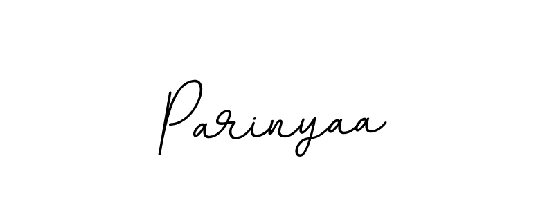 The best way (BallpointsItalic-DORy9) to make a short signature is to pick only two or three words in your name. The name Parinyaa include a total of six letters. For converting this name. Parinyaa signature style 11 images and pictures png