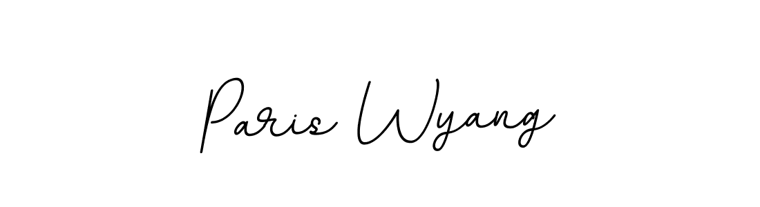 Paris Wyang stylish signature style. Best Handwritten Sign (BallpointsItalic-DORy9) for my name. Handwritten Signature Collection Ideas for my name Paris Wyang. Paris Wyang signature style 11 images and pictures png