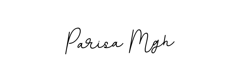 Design your own signature with our free online signature maker. With this signature software, you can create a handwritten (BallpointsItalic-DORy9) signature for name Parisa Mgh. Parisa Mgh signature style 11 images and pictures png