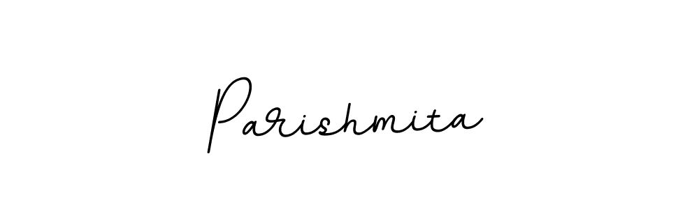 Make a beautiful signature design for name Parishmita. With this signature (BallpointsItalic-DORy9) style, you can create a handwritten signature for free. Parishmita signature style 11 images and pictures png