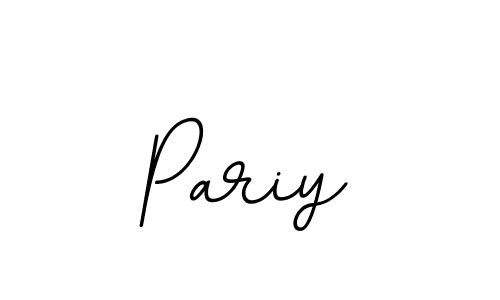 Pariy stylish signature style. Best Handwritten Sign (BallpointsItalic-DORy9) for my name. Handwritten Signature Collection Ideas for my name Pariy. Pariy signature style 11 images and pictures png