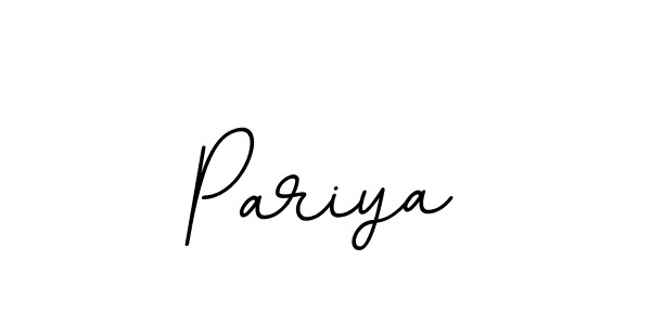 How to make Pariya signature? BallpointsItalic-DORy9 is a professional autograph style. Create handwritten signature for Pariya name. Pariya signature style 11 images and pictures png