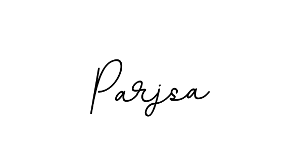 Use a signature maker to create a handwritten signature online. With this signature software, you can design (BallpointsItalic-DORy9) your own signature for name Parjsa. Parjsa signature style 11 images and pictures png