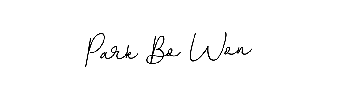 How to Draw Park Bo Won signature style? BallpointsItalic-DORy9 is a latest design signature styles for name Park Bo Won. Park Bo Won signature style 11 images and pictures png