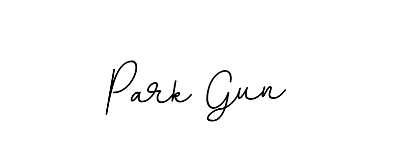 You should practise on your own different ways (BallpointsItalic-DORy9) to write your name (Park Gun) in signature. don't let someone else do it for you. Park Gun signature style 11 images and pictures png