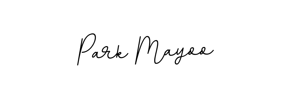 Create a beautiful signature design for name Park Mayoo. With this signature (BallpointsItalic-DORy9) fonts, you can make a handwritten signature for free. Park Mayoo signature style 11 images and pictures png