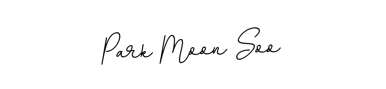 Design your own signature with our free online signature maker. With this signature software, you can create a handwritten (BallpointsItalic-DORy9) signature for name Park Moon Soo. Park Moon Soo signature style 11 images and pictures png
