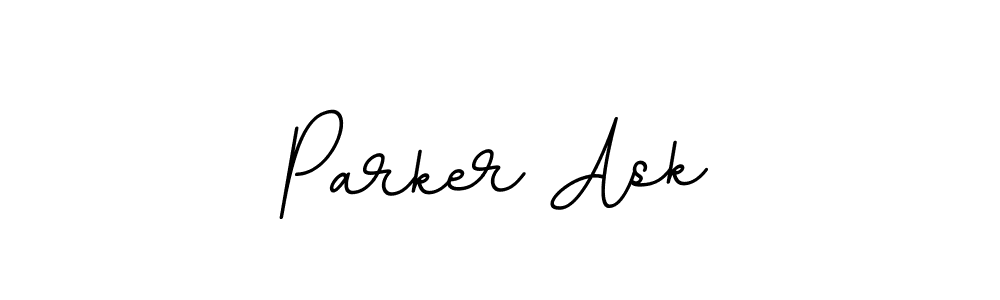 How to make Parker Ask name signature. Use BallpointsItalic-DORy9 style for creating short signs online. This is the latest handwritten sign. Parker Ask signature style 11 images and pictures png