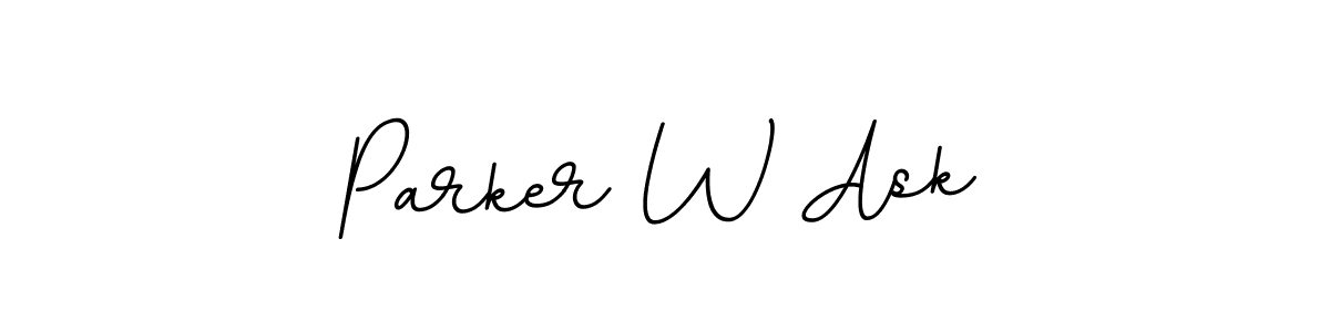 It looks lik you need a new signature style for name Parker W Ask. Design unique handwritten (BallpointsItalic-DORy9) signature with our free signature maker in just a few clicks. Parker W Ask signature style 11 images and pictures png