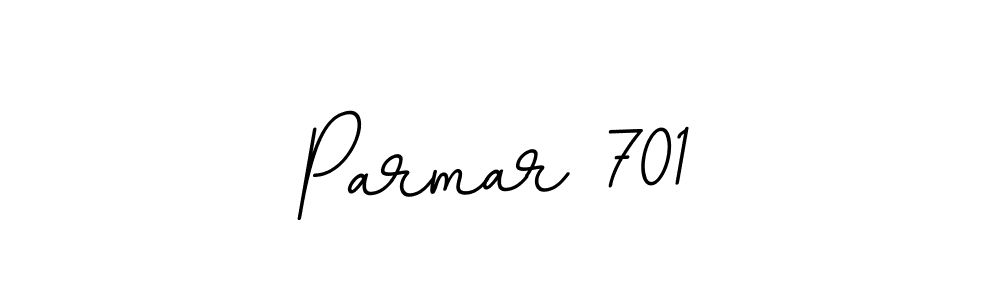 How to make Parmar 701 name signature. Use BallpointsItalic-DORy9 style for creating short signs online. This is the latest handwritten sign. Parmar 701 signature style 11 images and pictures png