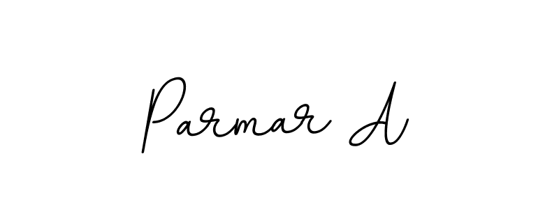 Create a beautiful signature design for name Parmar A. With this signature (BallpointsItalic-DORy9) fonts, you can make a handwritten signature for free. Parmar A signature style 11 images and pictures png