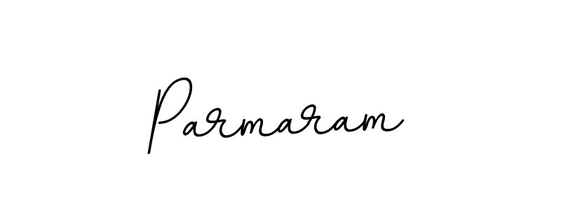 Use a signature maker to create a handwritten signature online. With this signature software, you can design (BallpointsItalic-DORy9) your own signature for name Parmaram. Parmaram signature style 11 images and pictures png