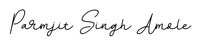 The BallpointsItalic-DORy9 typeface gives name Parmjit Singh Amole a refined look. Suitable for certificates, diplomas, and official verification. Parmjit Singh Amole signature style 11 images and pictures png