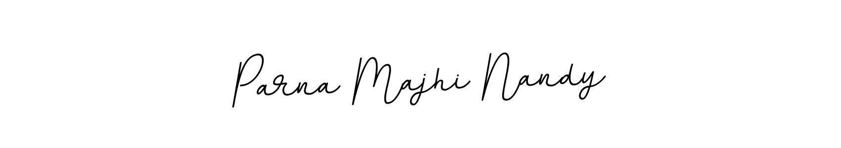 if you are searching for the best signature style for your name Parna Majhi Nandy. so please give up your signature search. here we have designed multiple signature styles  using BallpointsItalic-DORy9. Parna Majhi Nandy signature style 11 images and pictures png