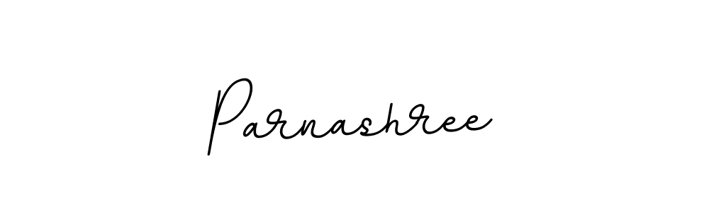 Use a signature maker to create a handwritten signature online. With this signature software, you can design (BallpointsItalic-DORy9) your own signature for name Parnashree. Parnashree signature style 11 images and pictures png