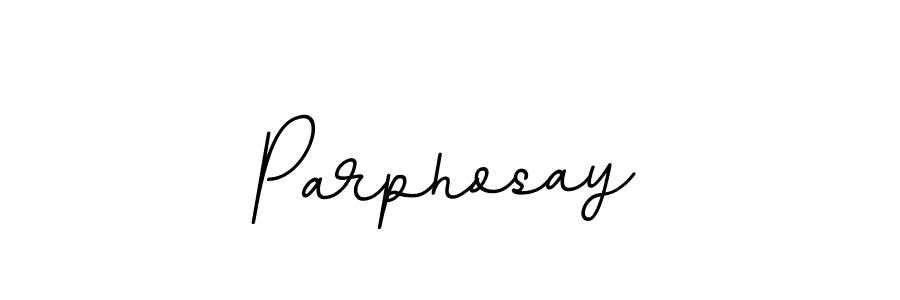 How to make Parphosay signature? BallpointsItalic-DORy9 is a professional autograph style. Create handwritten signature for Parphosay name. Parphosay signature style 11 images and pictures png