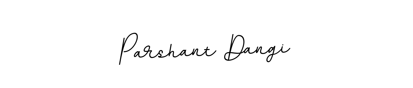 Also we have Parshant Dangi name is the best signature style. Create professional handwritten signature collection using BallpointsItalic-DORy9 autograph style. Parshant Dangi signature style 11 images and pictures png