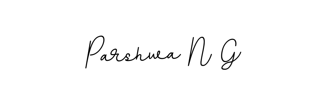 You should practise on your own different ways (BallpointsItalic-DORy9) to write your name (Parshwa N G) in signature. don't let someone else do it for you. Parshwa N G signature style 11 images and pictures png