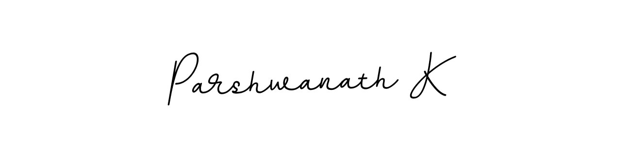 The best way (BallpointsItalic-DORy9) to make a short signature is to pick only two or three words in your name. The name Parshwanath K include a total of six letters. For converting this name. Parshwanath K signature style 11 images and pictures png