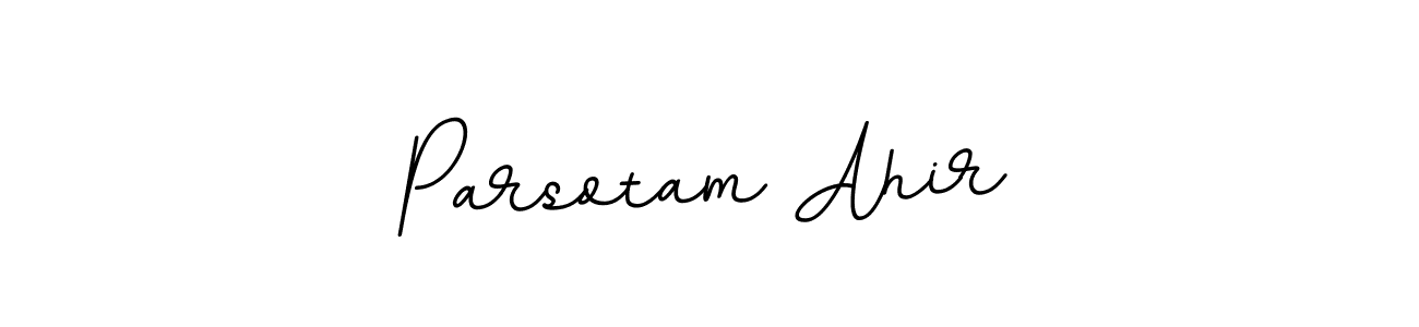 How to make Parsotam Ahir signature? BallpointsItalic-DORy9 is a professional autograph style. Create handwritten signature for Parsotam Ahir name. Parsotam Ahir signature style 11 images and pictures png