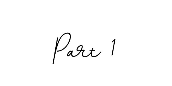 Design your own signature with our free online signature maker. With this signature software, you can create a handwritten (BallpointsItalic-DORy9) signature for name Part 1. Part 1 signature style 11 images and pictures png