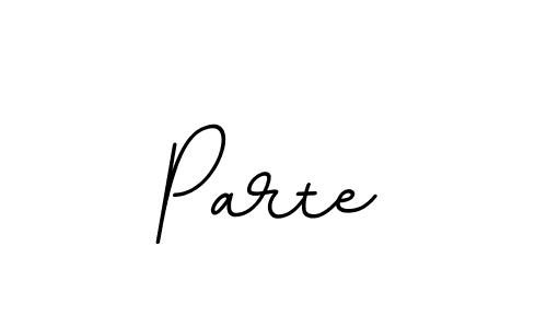 Use a signature maker to create a handwritten signature online. With this signature software, you can design (BallpointsItalic-DORy9) your own signature for name Parte. Parte signature style 11 images and pictures png