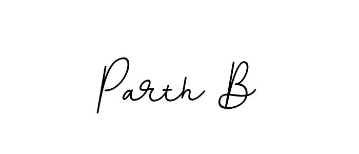 Make a beautiful signature design for name Parth B. Use this online signature maker to create a handwritten signature for free. Parth B signature style 11 images and pictures png