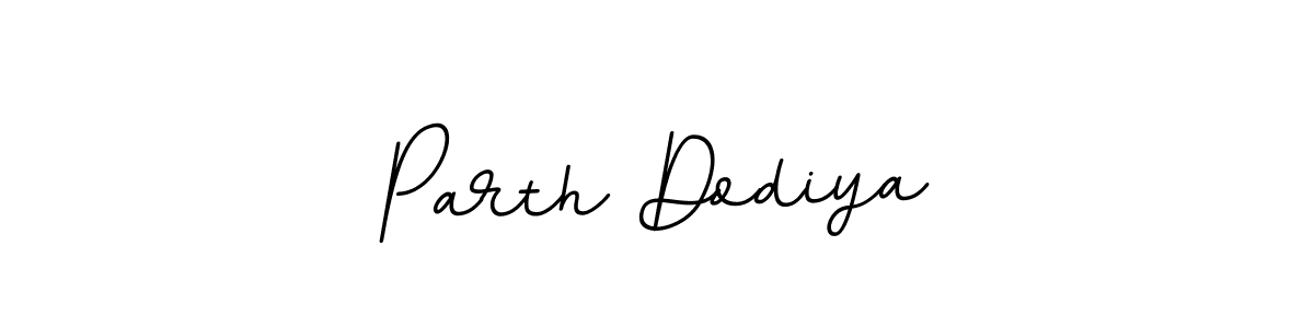 Make a beautiful signature design for name Parth Dodiya. With this signature (BallpointsItalic-DORy9) style, you can create a handwritten signature for free. Parth Dodiya signature style 11 images and pictures png