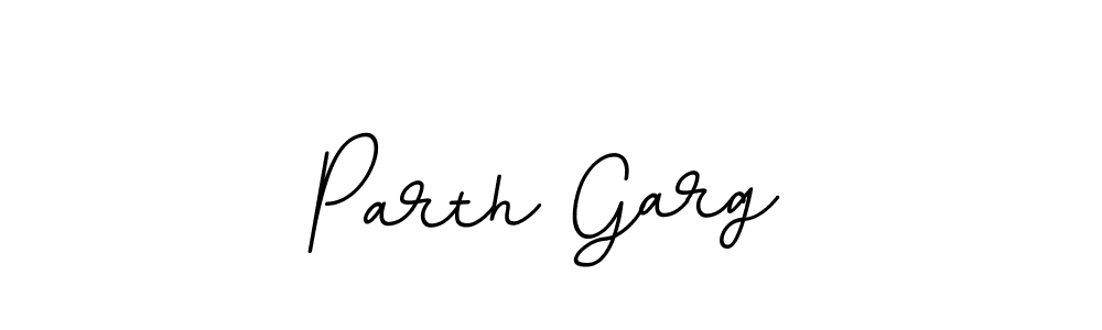 Make a beautiful signature design for name Parth Garg. With this signature (BallpointsItalic-DORy9) style, you can create a handwritten signature for free. Parth Garg signature style 11 images and pictures png