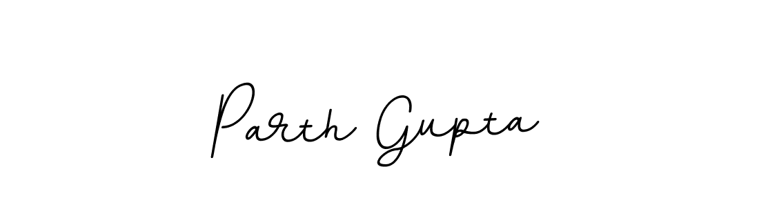 Make a beautiful signature design for name Parth Gupta. With this signature (BallpointsItalic-DORy9) style, you can create a handwritten signature for free. Parth Gupta signature style 11 images and pictures png