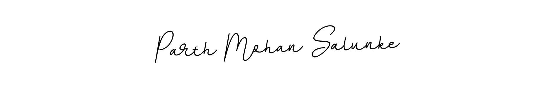 Design your own signature with our free online signature maker. With this signature software, you can create a handwritten (BallpointsItalic-DORy9) signature for name Parth Mohan Salunke. Parth Mohan Salunke signature style 11 images and pictures png