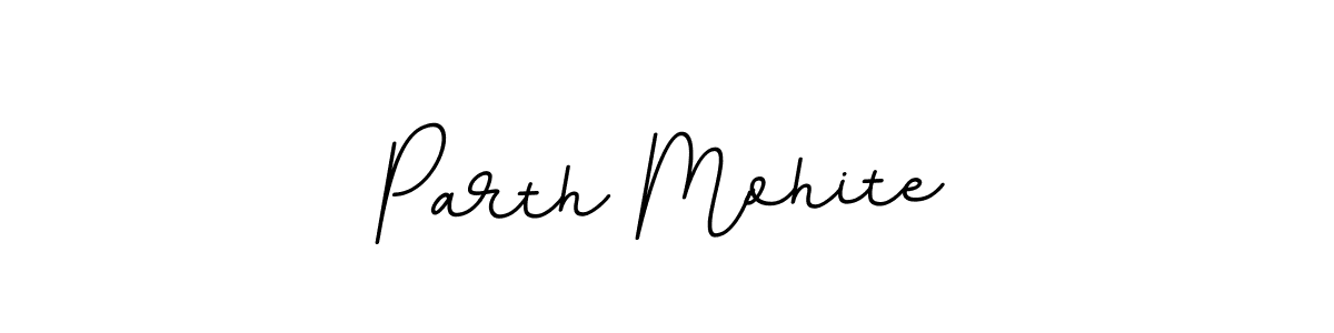 Create a beautiful signature design for name Parth Mohite. With this signature (BallpointsItalic-DORy9) fonts, you can make a handwritten signature for free. Parth Mohite signature style 11 images and pictures png