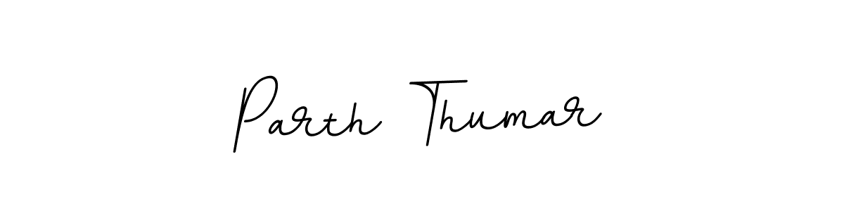 The best way (BallpointsItalic-DORy9) to make a short signature is to pick only two or three words in your name. The name Parth Thumar include a total of six letters. For converting this name. Parth Thumar signature style 11 images and pictures png