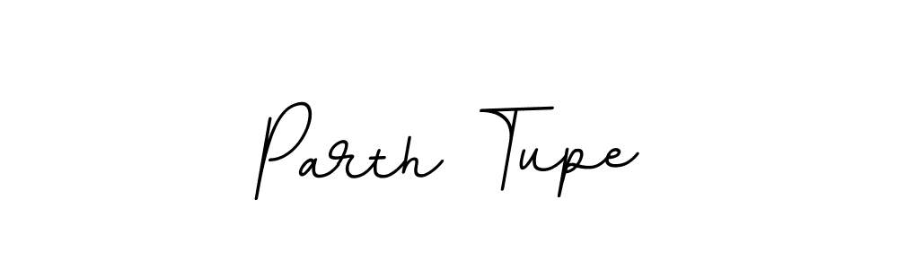 Create a beautiful signature design for name Parth Tupe. With this signature (BallpointsItalic-DORy9) fonts, you can make a handwritten signature for free. Parth Tupe signature style 11 images and pictures png