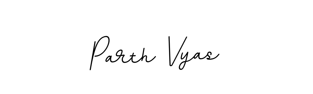 Make a beautiful signature design for name Parth Vyas. Use this online signature maker to create a handwritten signature for free. Parth Vyas signature style 11 images and pictures png