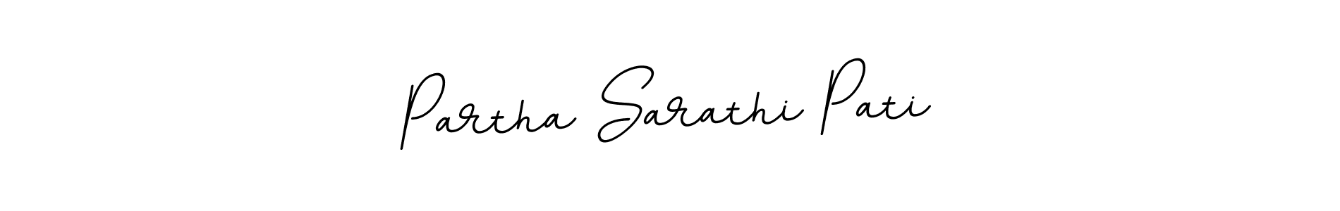 Create a beautiful signature design for name Partha Sarathi Pati. With this signature (BallpointsItalic-DORy9) fonts, you can make a handwritten signature for free. Partha Sarathi Pati signature style 11 images and pictures png