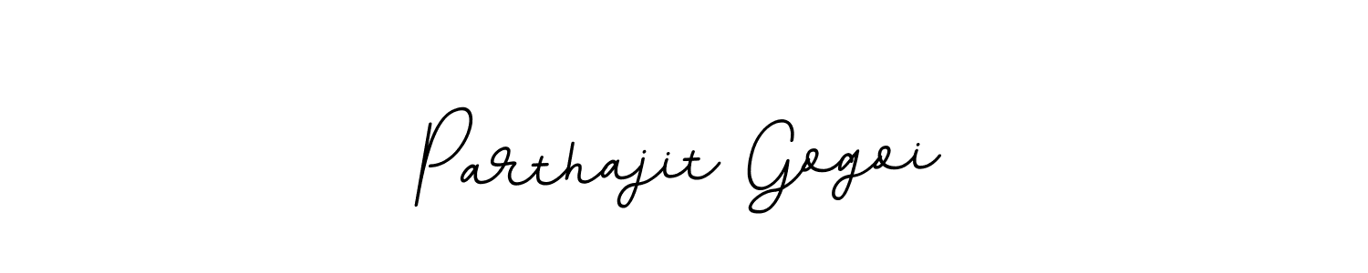 Also we have Parthajit Gogoi name is the best signature style. Create professional handwritten signature collection using BallpointsItalic-DORy9 autograph style. Parthajit Gogoi signature style 11 images and pictures png