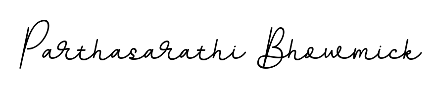 Explore multiple handwriting variations for Parthasarathi Bhowmick including this stunning BallpointsItalic-DORy9 design. Free to use across all platforms. Parthasarathi Bhowmick signature style 11 images and pictures png