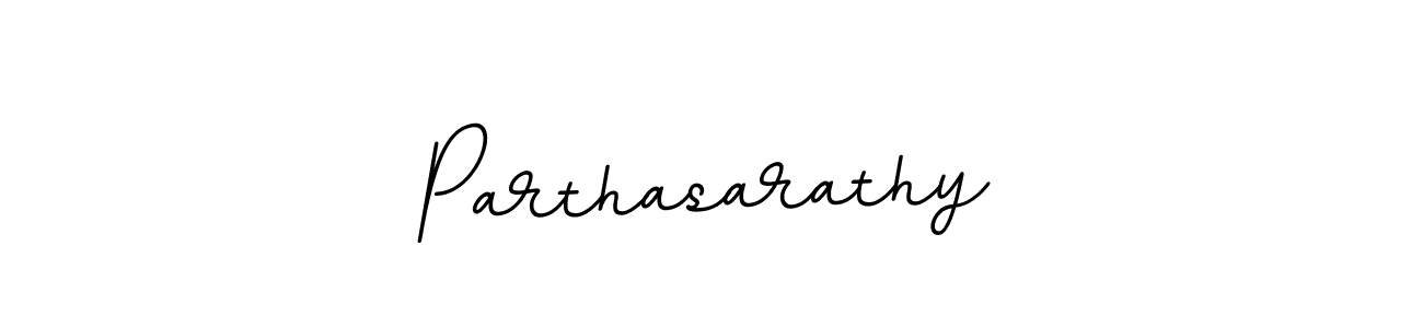How to make Parthasarathy name signature. Use BallpointsItalic-DORy9 style for creating short signs online. This is the latest handwritten sign. Parthasarathy signature style 11 images and pictures png