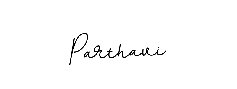 Design your own signature with our free online signature maker. With this signature software, you can create a handwritten (BallpointsItalic-DORy9) signature for name Parthavi. Parthavi signature style 11 images and pictures png