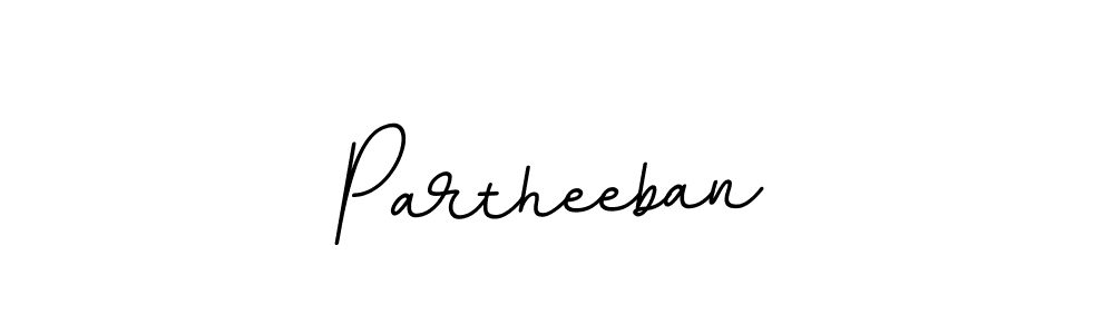 Design your own signature with our free online signature maker. With this signature software, you can create a handwritten (BallpointsItalic-DORy9) signature for name Partheeban. Partheeban signature style 11 images and pictures png