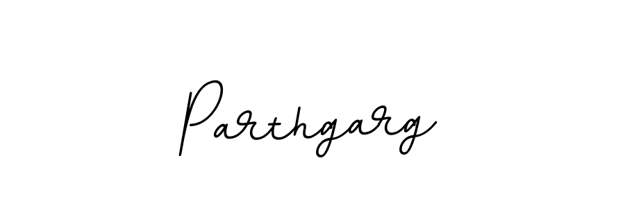 Parthgarg stylish signature style. Best Handwritten Sign (BallpointsItalic-DORy9) for my name. Handwritten Signature Collection Ideas for my name Parthgarg. Parthgarg signature style 11 images and pictures png