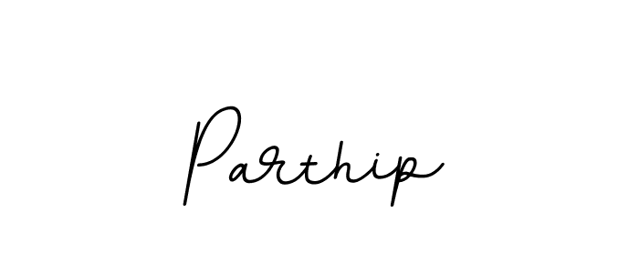 Use a signature maker to create a handwritten signature online. With this signature software, you can design (BallpointsItalic-DORy9) your own signature for name Parthip. Parthip signature style 11 images and pictures png